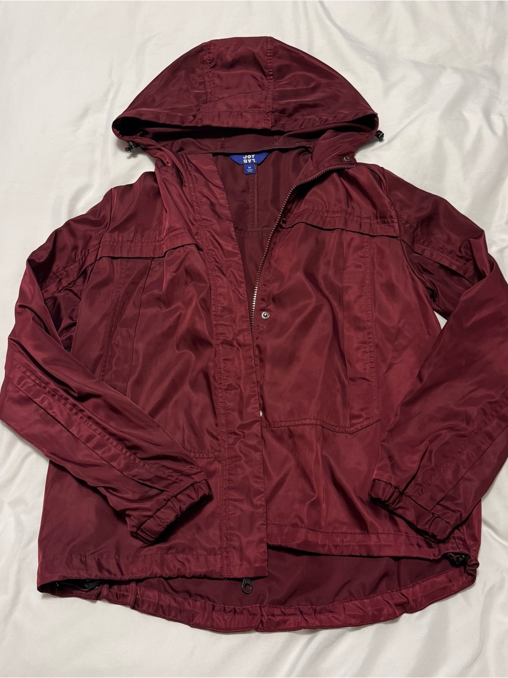 JoyLab Windbreaker - Satin Deep Red